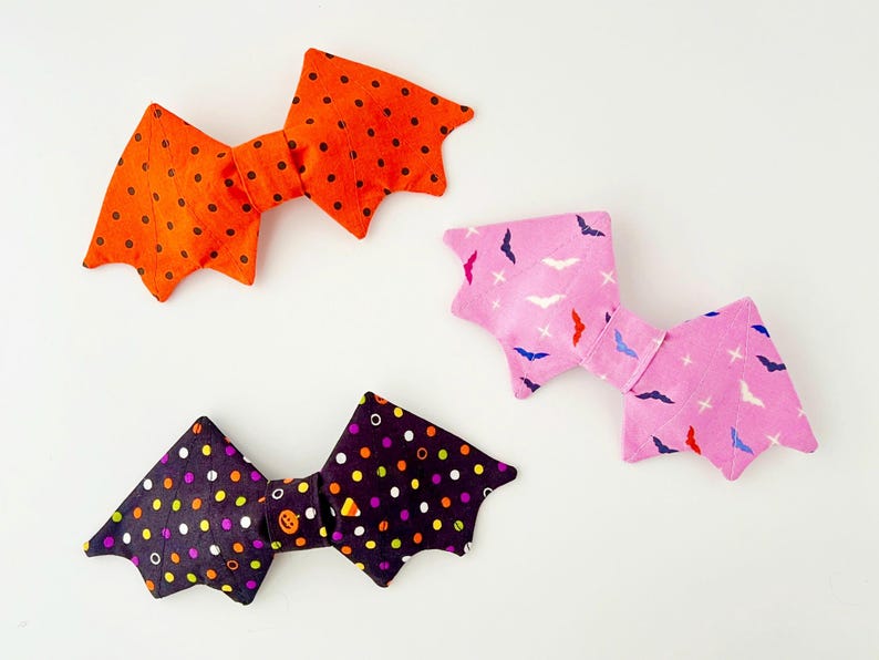 Halloween Dog Bow Tie Dog Bow Ties Bat Dog Bow Ties/ Pet Bow Tie