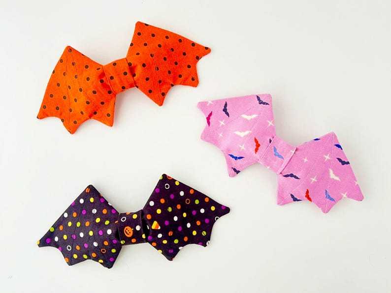 Halloween Dog Bow Tie Dog Bow Ties Bat Dog Bow Ties/ Pet Bow Tie
