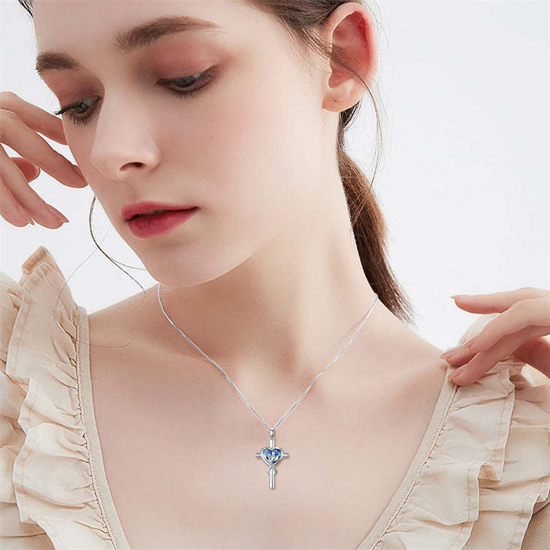 Father Daughter Heart Pendant Necklace from Dad Gift for Daughter