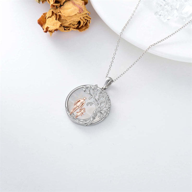 Father Daughter Heart Pendant Necklace from Dad Gift for Daughter