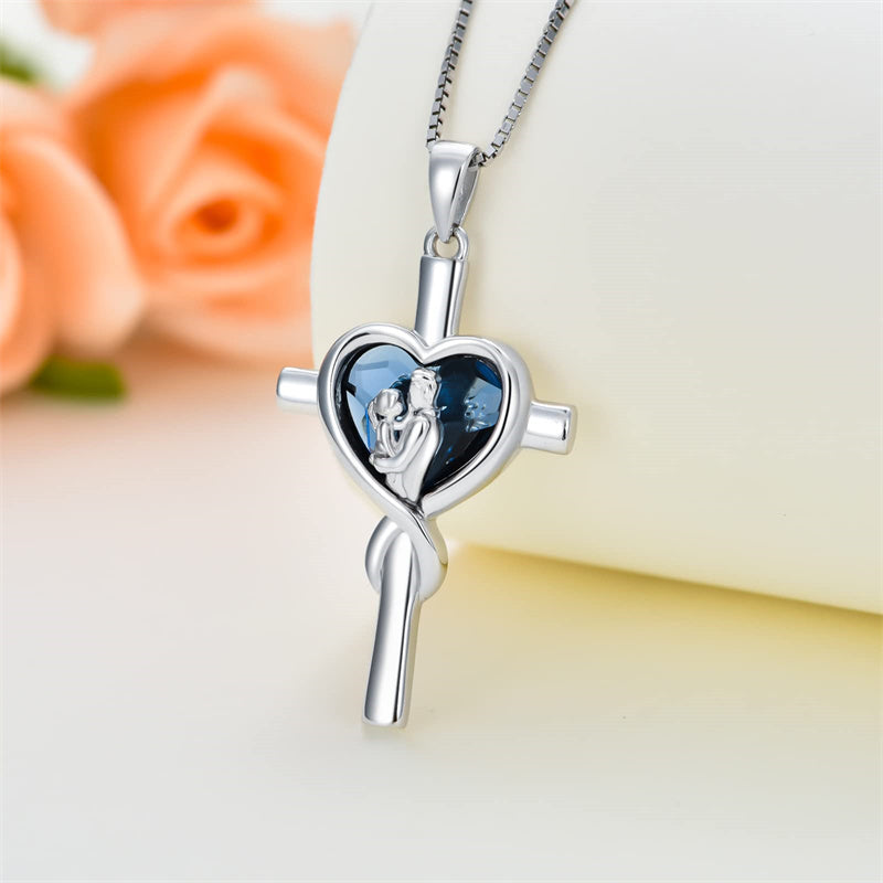 Father Daughter Heart Pendant Necklace from Dad Gift for Daughter