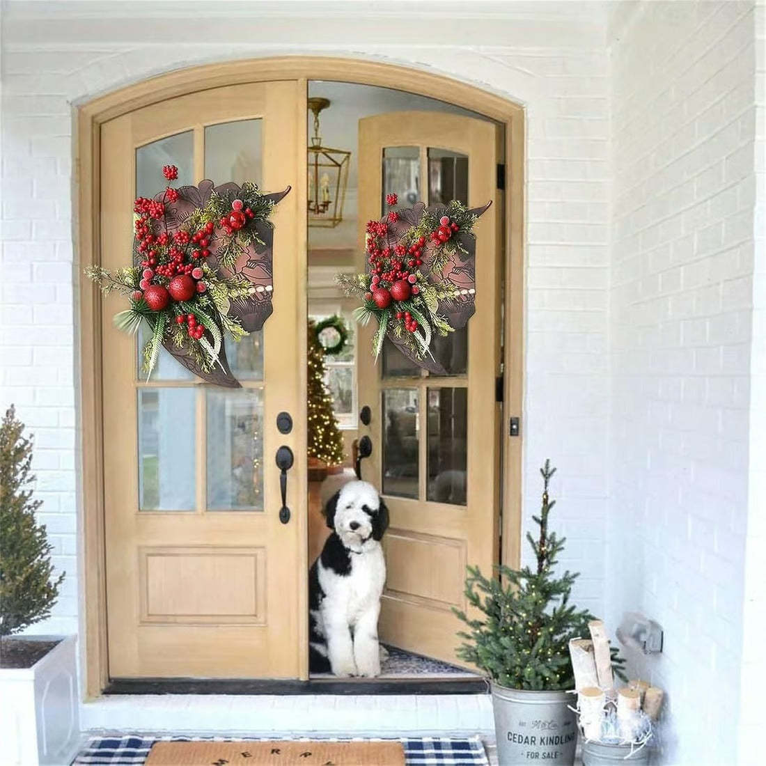 Christmas G🐴Horse Head Wreath for Christmas