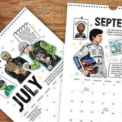 F1 Scrapbook Race Calendar 2026 — The Ultimate Fan’s Race-Ready Wall Calendar