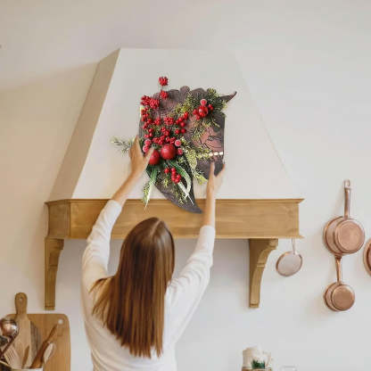 Christmas G🐴Horse Head Wreath for Christmas