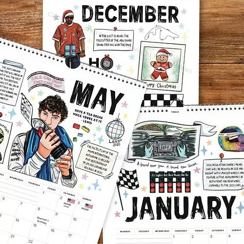 F1 Scrapbook Race Calendar 2026 — The Ultimate Fan’s Race-Ready Wall Calendar