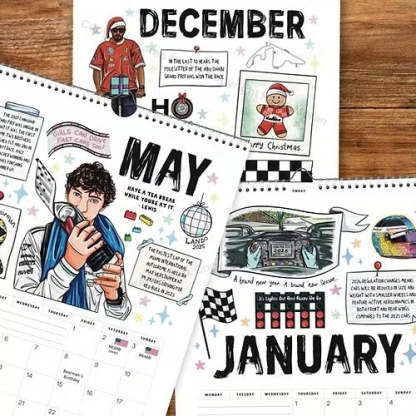 F1 Scrapbook Race Calendar 2026 — The Ultimate Fan’s Race-Ready Wall Calendar