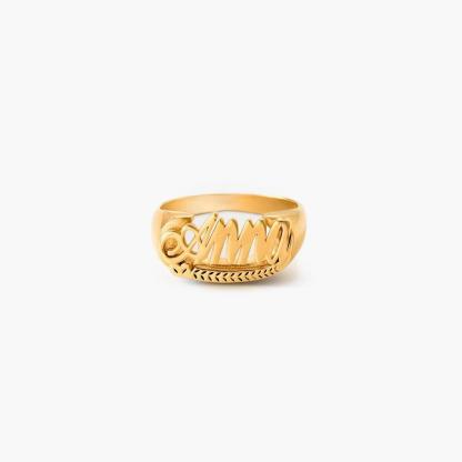 Mother's Day Gift Throwback Name Ring-Engravingift