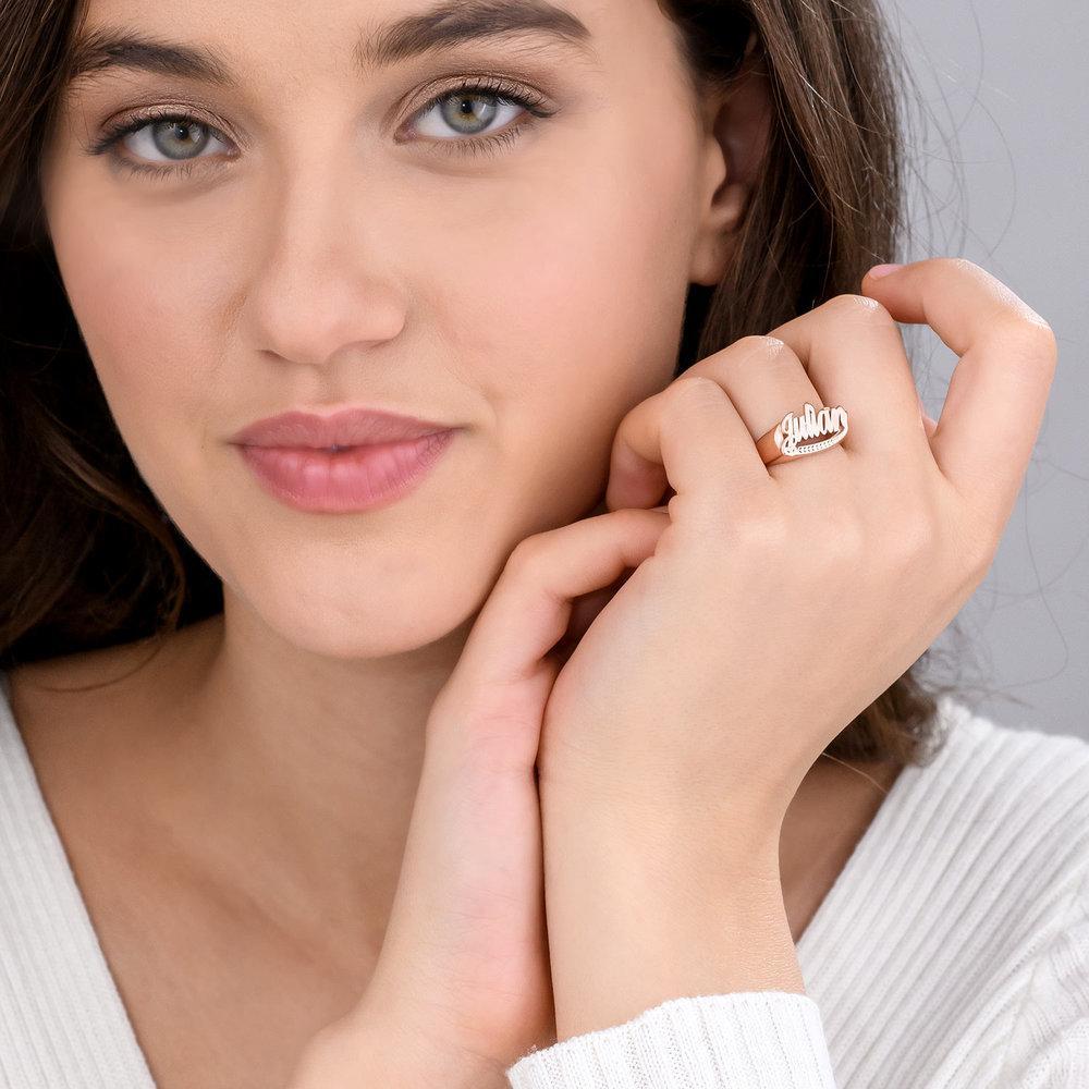 Mother's Day Gift Throwback Name Ring-Engravingift