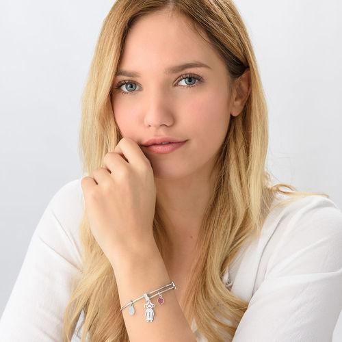 Mother's Day Gift Personalised Delicate Boys And Girls Birthstone Children Kids Bracelet-Engravingift