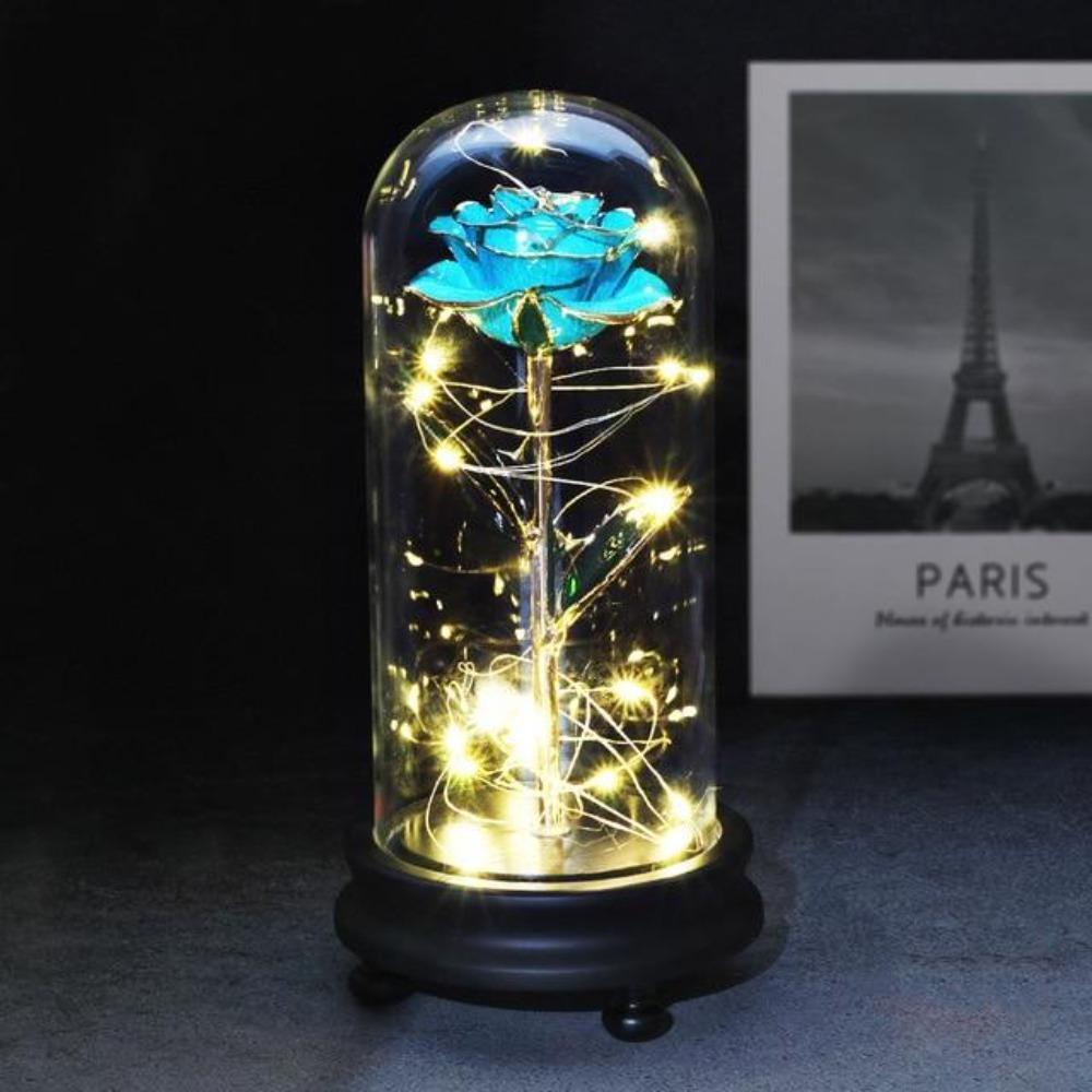 Christmas Gift Preserved 24k Gold Long Stem Immortal Rose (3 Styles) 20 Variants NEW Colors 2022