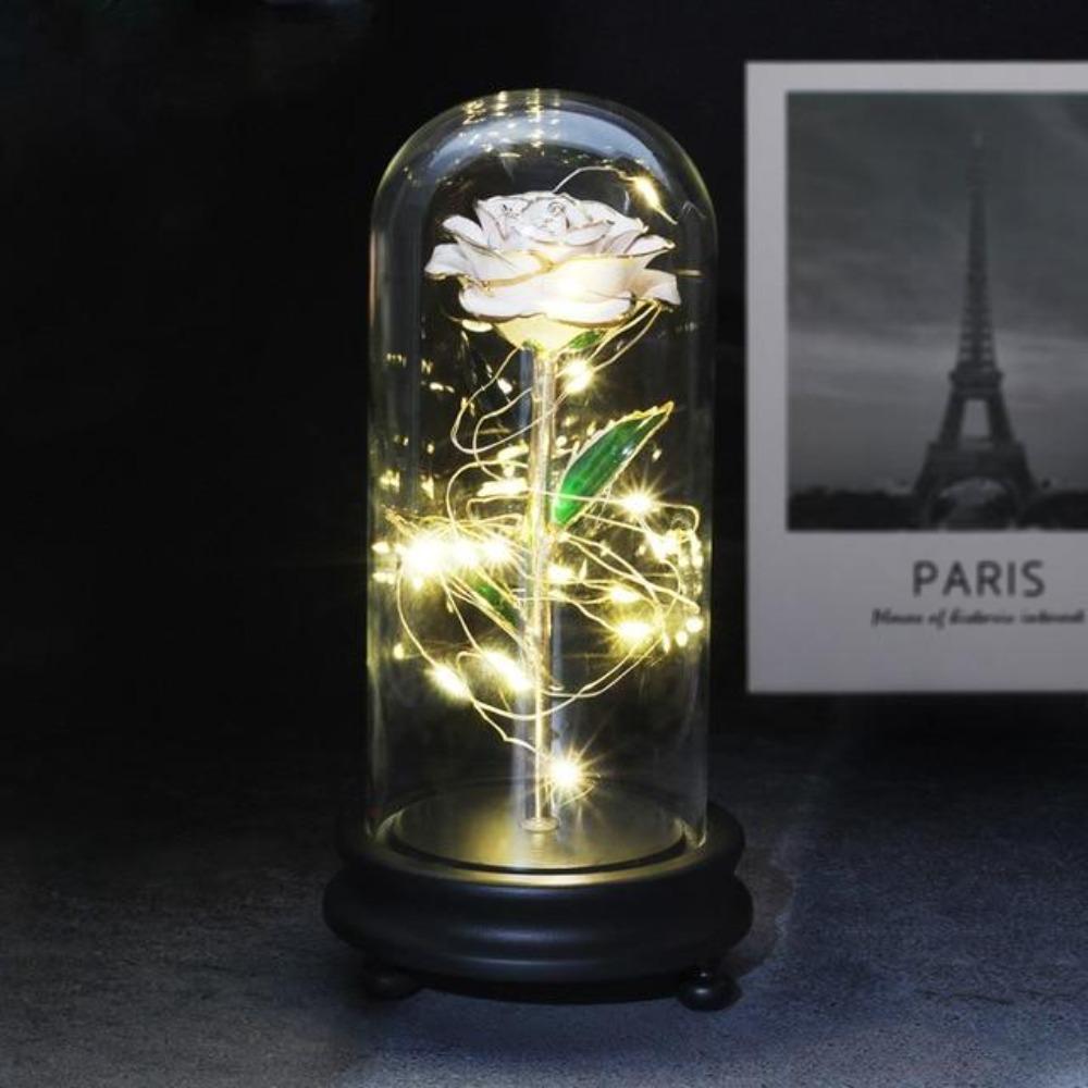 Christmas Gift Preserved 24k Gold Long Stem Immortal Rose (3 Styles) 20 Variants NEW Colors 2022