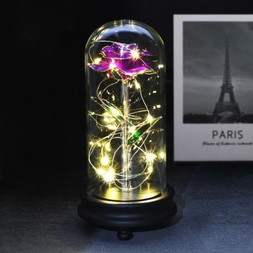 Christmas Gift Preserved 24k Gold Long Stem Immortal Rose (3 Styles) 20 Variants NEW Colors 2022