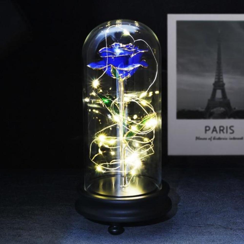 Christmas Gift Preserved 24k Gold Long Stem Immortal Rose (3 Styles) 20 Variants NEW Colors 2022