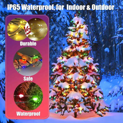 Christmas Tree Decoration LED Waterfall String Lights