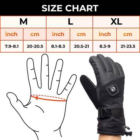 Winter Electric Heated Gloves With Touch Screen
