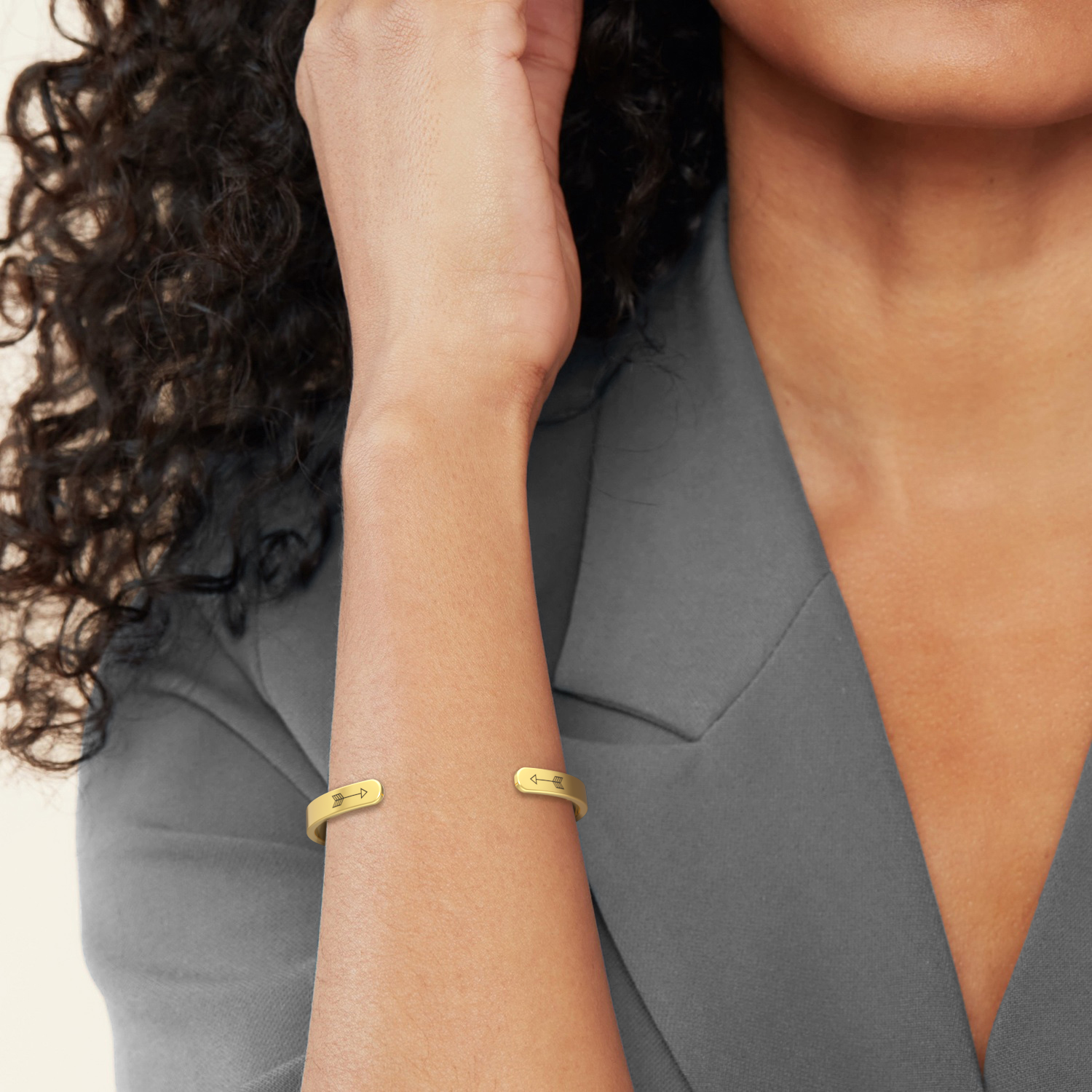 Mother's Day Gift Mama Bear & Her Baby Bears Engraved Personalizable Cuff Bracelet-Engravingift