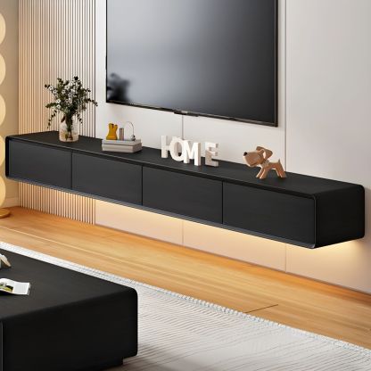 Modern Floating TV Stand with 2 Drawer and Cable Management Perfect for 100 TVs Shoptvstand