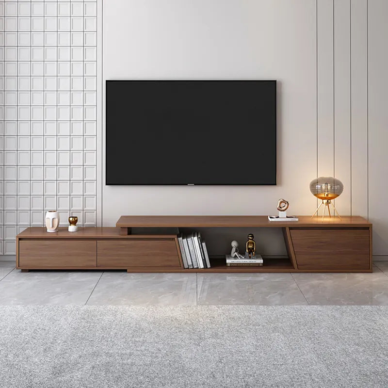 110.2” Modern Extendable TV Stand With 3 Drawers for Up to 120" TV