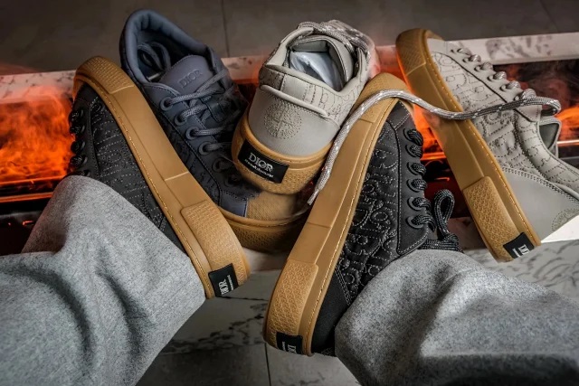 【隐形增高】STONE ISLAN x DIO B33 厚底鞋 圆头系带板鞋