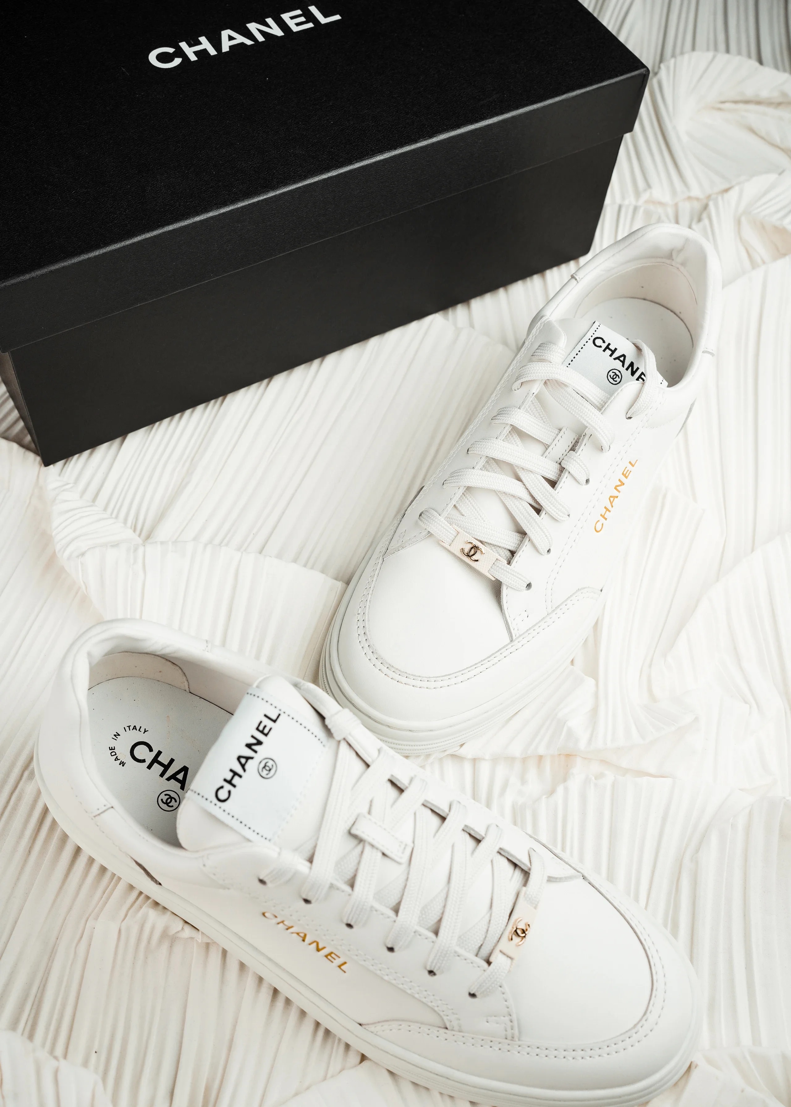 【高定系列】CHANE香奶儿 时尚系带 耐磨 低帮 板鞋