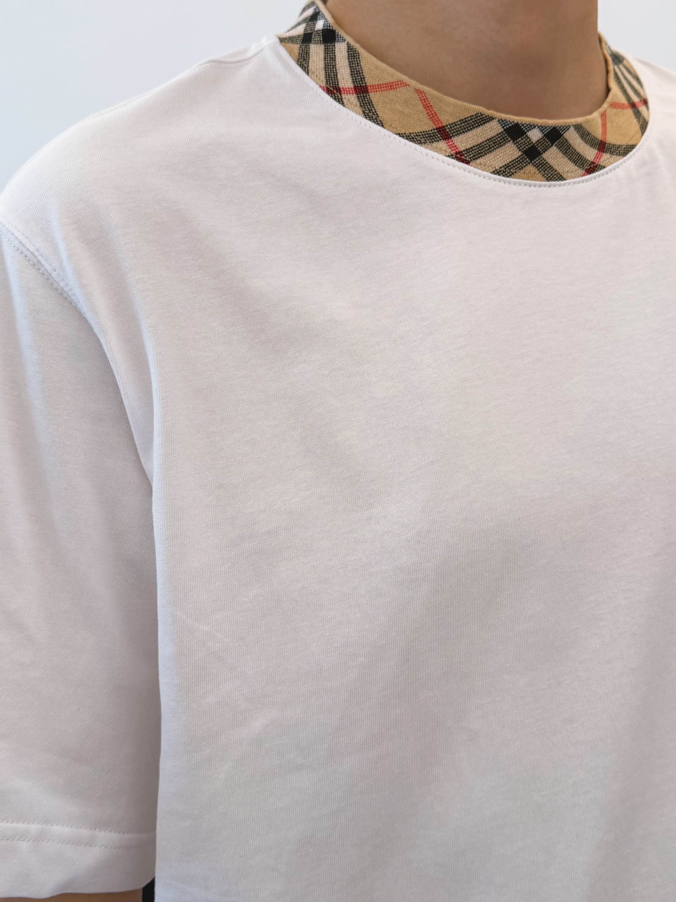 BBR wool neckline tee
