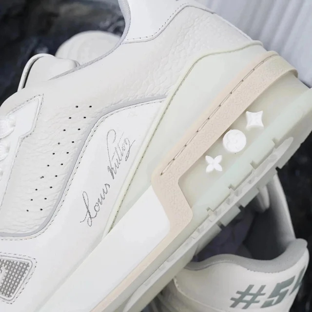 Trainer White Cement