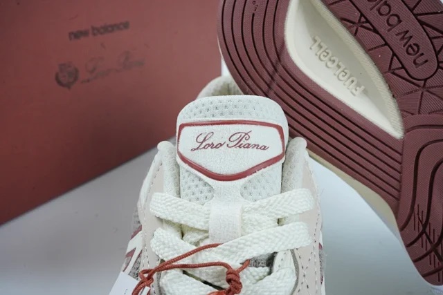 【世纪联名】Loro Piana x New Ba1ance NB 990 V6 舒适百搭 低帮跑步鞋 男女同款 灰色