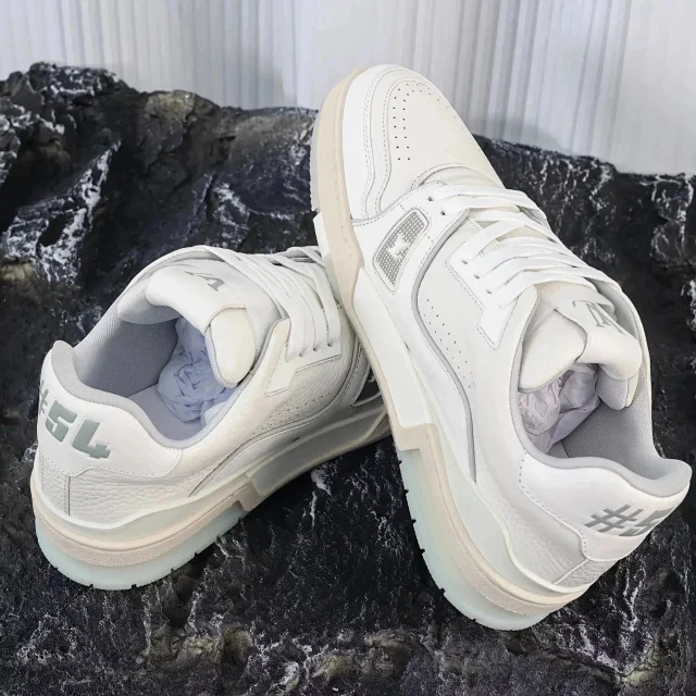 Trainer White Cement