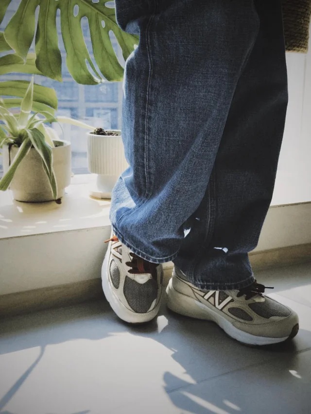 【世纪联名】Loro Piana x New Ba1ance NB 990 V6 舒适百搭 低帮跑步鞋 男女同款 灰色