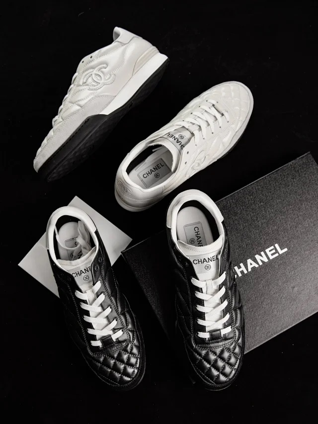 【高定系列】CHANE香奶儿 24a德训鞋 平跟 系带圆头 低帮 生活休闲鞋