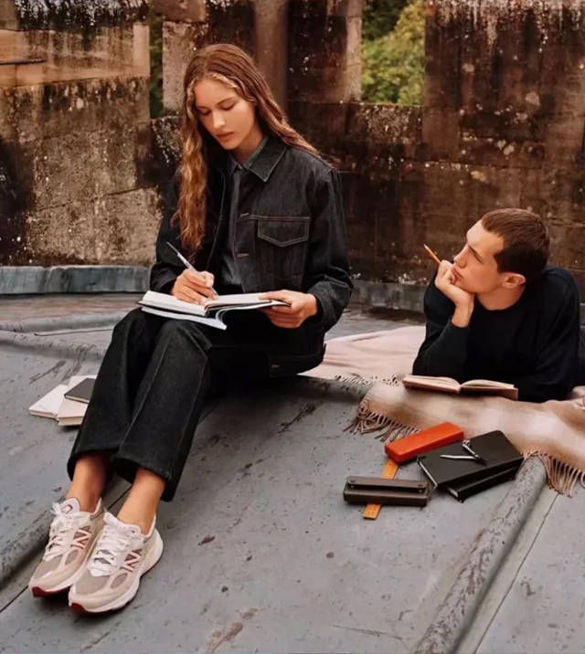 【世纪联名】Loro Piana x New Ba1ance NB 990 V6 舒适百搭 低帮跑步鞋 男女同款 灰色