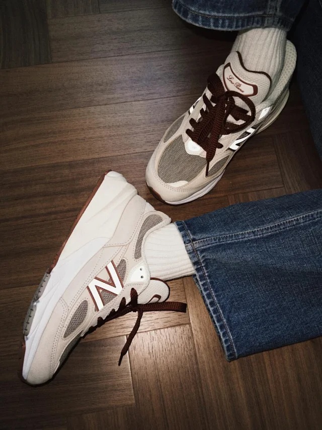 【世纪联名】Loro Piana x New Ba1ance NB 990 V6 舒适百搭 低帮跑步鞋 男女同款 灰色