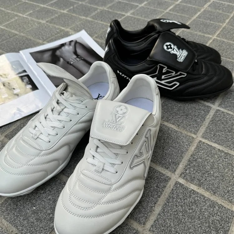 【黑色_白色】大牌FOOTPRINT皮革足球鞋低帮生活休闲鞋