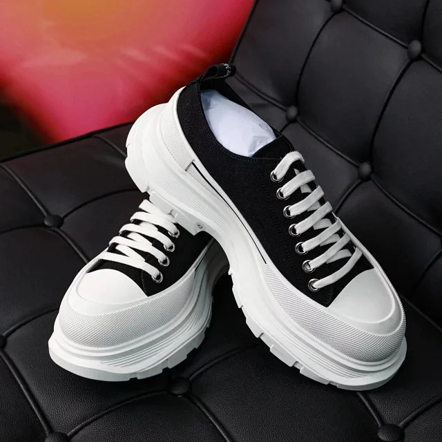 Alexander Mcqueen Thick Canvas Shoes