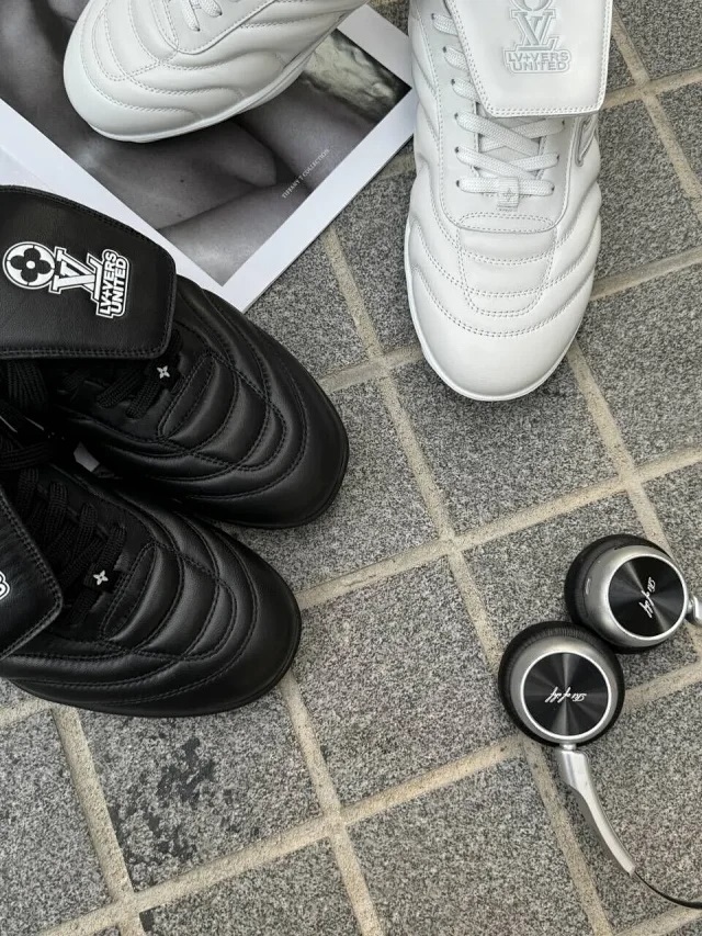 【黑色_白色】大牌FOOTPRINT皮革足球鞋低帮生活休闲鞋