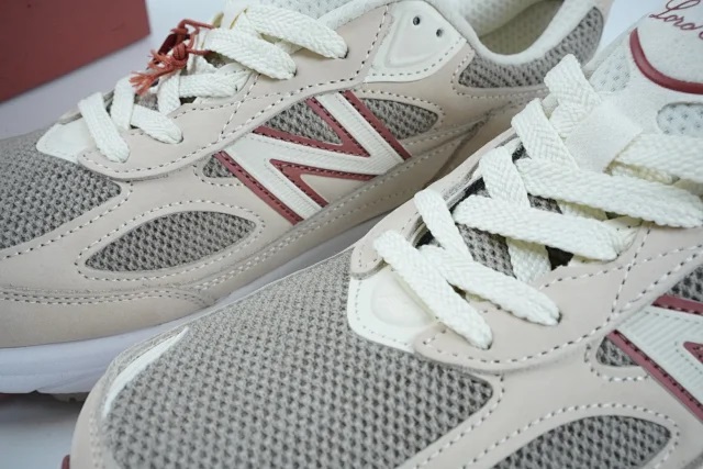 【世纪联名】Loro Piana x New Ba1ance NB 990 V6 舒适百搭 低帮跑步鞋 男女同款 灰色