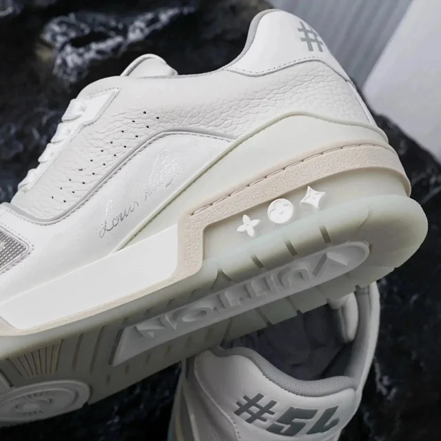 Trainer White Cement