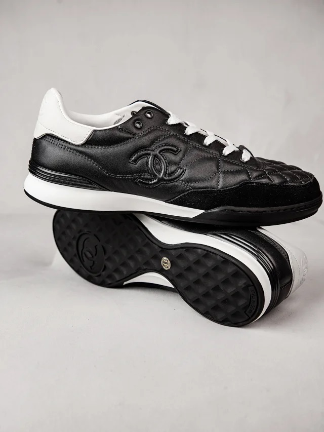 【高定系列】CHANE香奶儿 24a德训鞋 平跟 系带圆头 低帮 生活休闲鞋