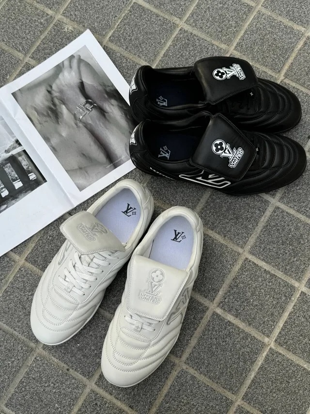 【黑色_白色】大牌FOOTPRINT皮革足球鞋低帮生活休闲鞋