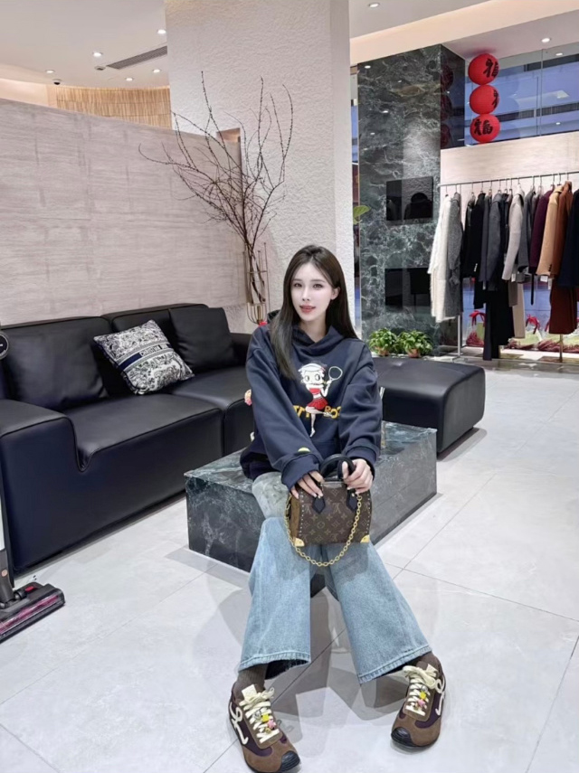 【四色出货】LOEW罗意 Ballet Runner 2.0 尼龙牛皮革 圆头系带 低帮 生活休闲鞋 棕色