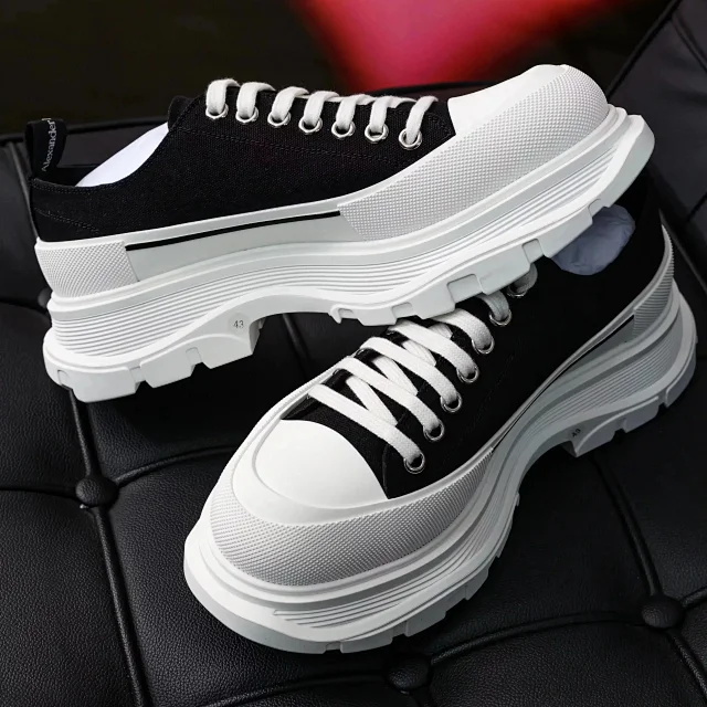 Alexander Mcqueen Thick Canvas Shoes