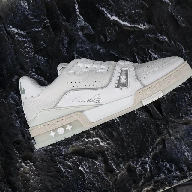 Trainer White Cement