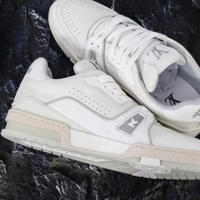 Trainer White Cement