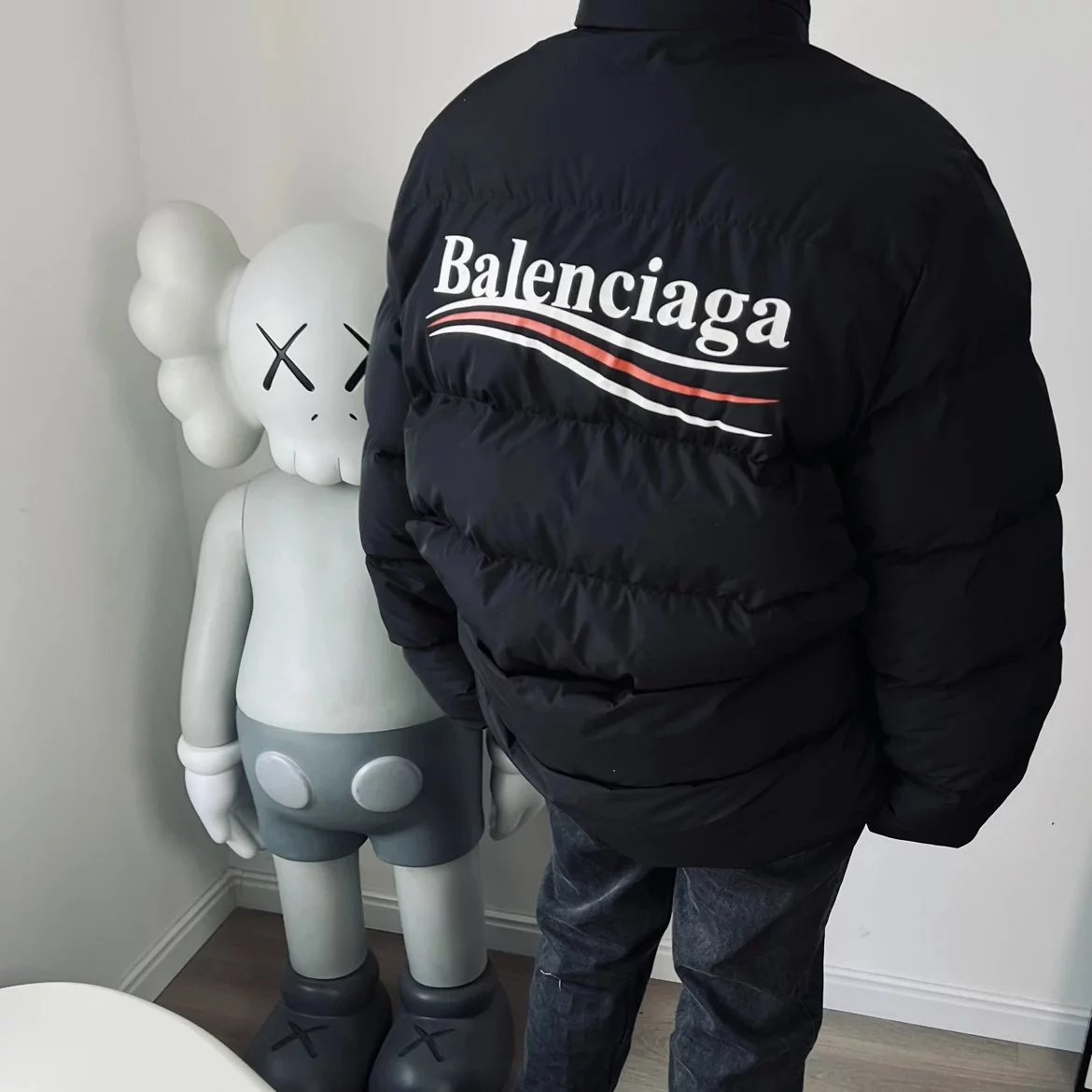 Item ID 8103 Balenci@ga- Paris - Cola Wave Series - Down Cotton Jacket - Vest - Dow