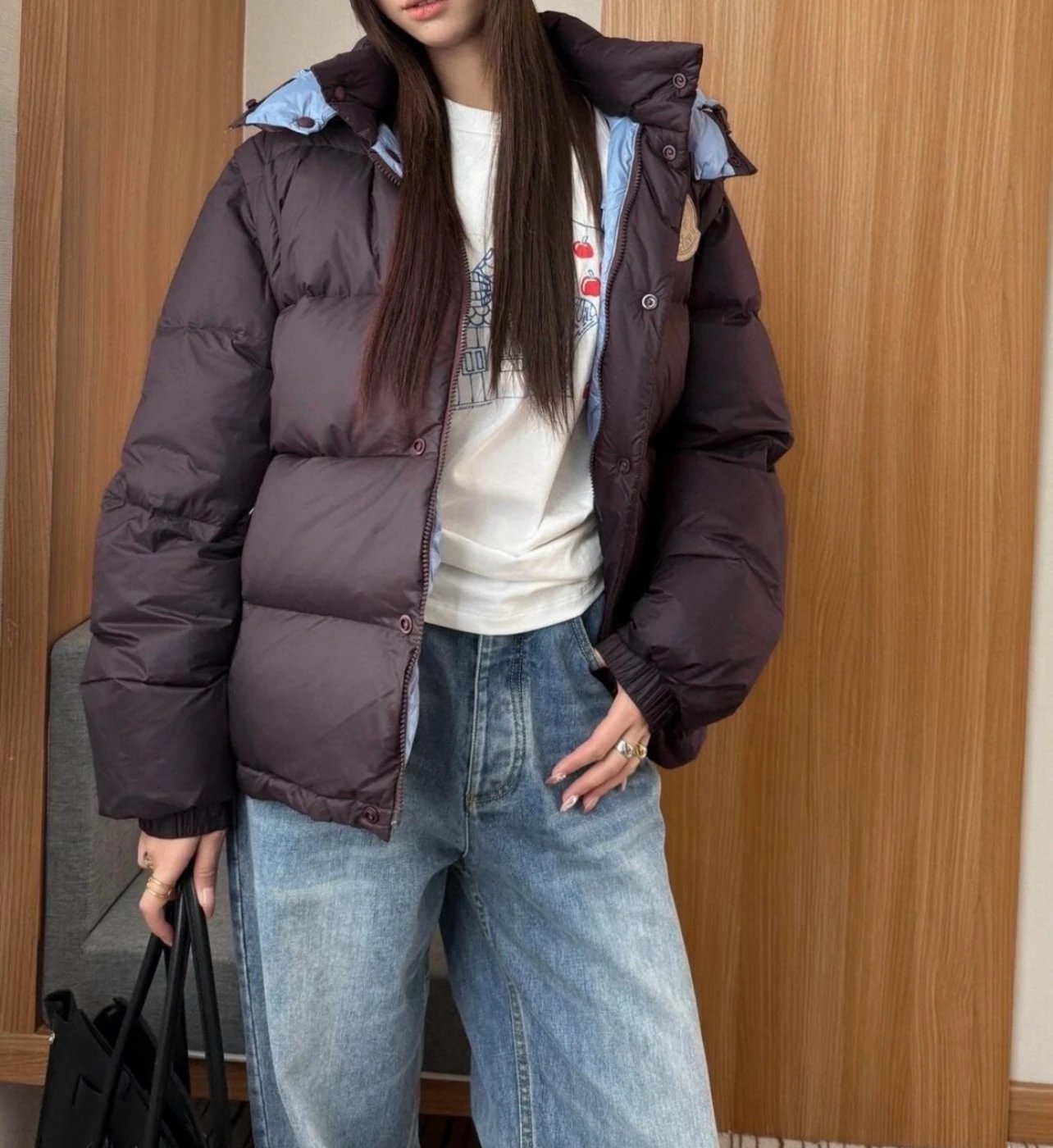 Item ID 8095 -Cyclone series - 2-in-1 detachable design goose down jacket “90 white