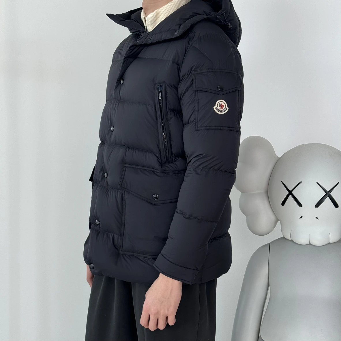 Item ID 8106 Bretagne hooded _new national standard 90 fleece_ zipper multi pocket