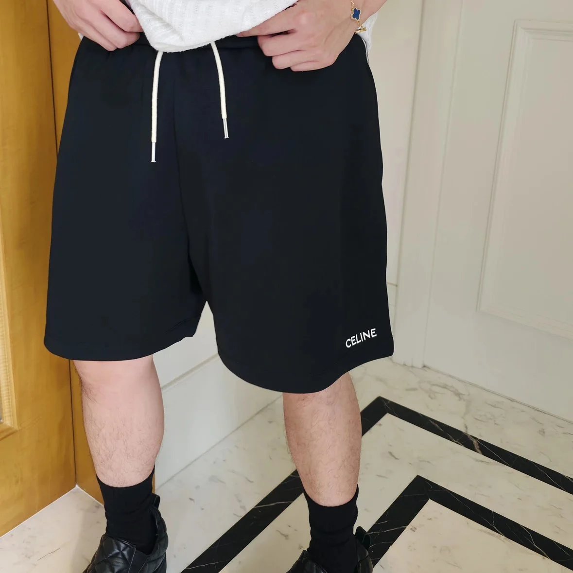 Item ID 8234 CEL1NE-Celin-2022ss-Side woven shorts - Customized 100% high-density p