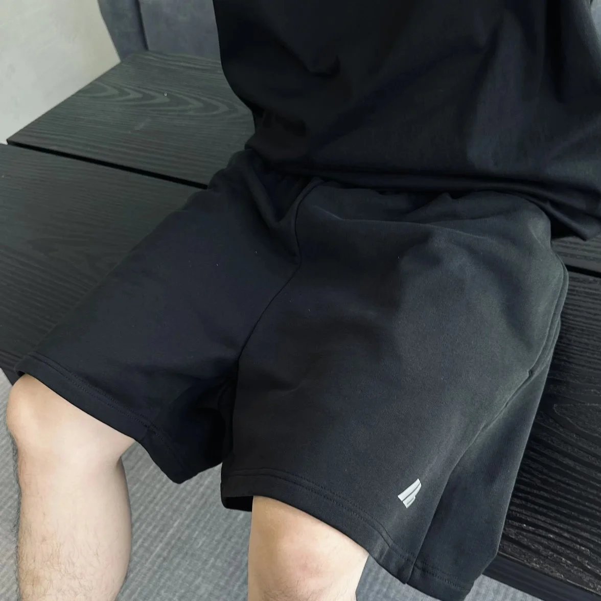 Item ID 8228 Balenci@ga- Paris 2024 ss-3M Reflective Logo Shorts - LB Reflective Lo