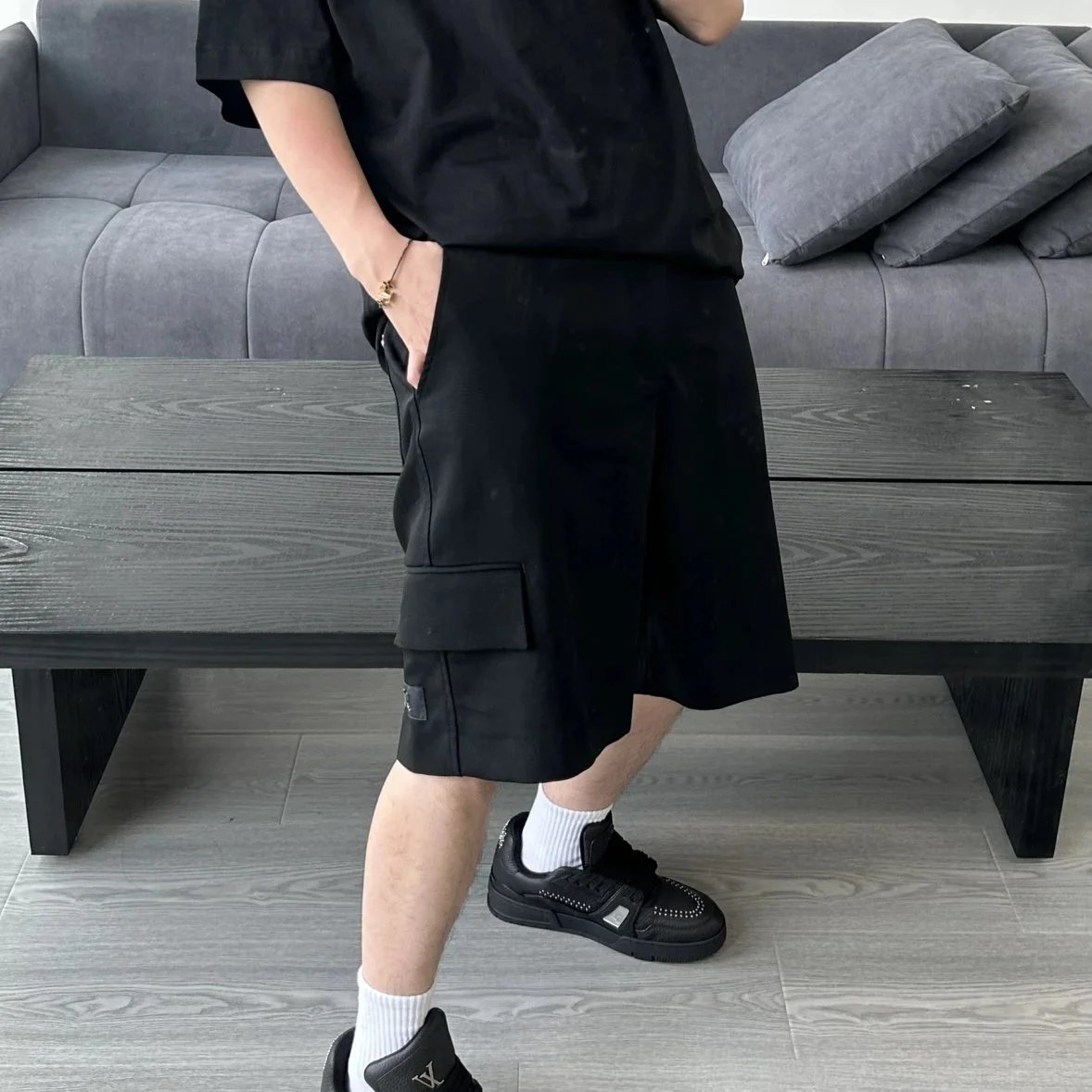 Item ID 8238 Haute Couture -2025SS High cut Pocket Pants - Fully Bonded High cut Le