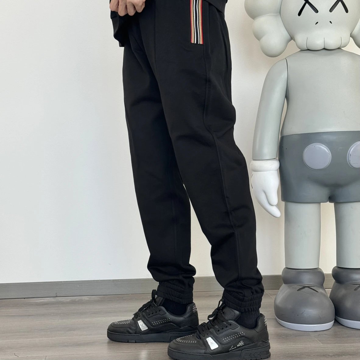 Item ID 8345 BBR-SS24-“ Multi-color dyeing ” Striped drawstring lace-up knitted swe